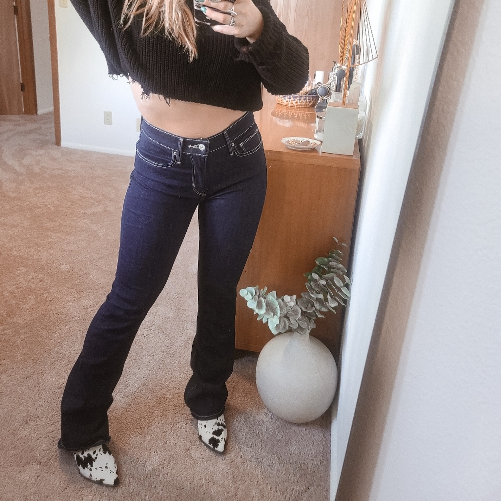 Levi boot leg high waisted jeans